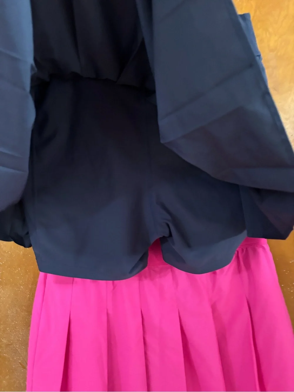 Bundle of 2 skorts.  Size large.  Pink & Blue - Picture 3 of 5